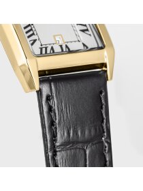 Torino goldf. Leder schwarz