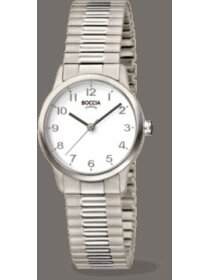 Damenuhr Titan mit Zugband silber