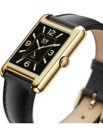 ICE smart TKS 2.0 goldfarben Leder schwarz genarbt