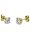 1,40 ct -Diamant Solitaire Ohrstecker Paar, 4er Krappenfassung,  Gelbgold 750/ooo 18K, Brillanten - Top Wesselton - VS2