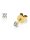 0,20 ct -Diamant Solitaire Ohrstecker Paar, 4er Krappenfassung Gelbgold