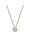 0,30 ct -Diamant Solitaire Collier, Zargenfassung, Gelbgold