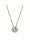 1,00 ct -Diamant Solitaire Collier, Zargenfassung, Gelbgold