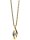 0,15 ct -Diamant Solitaire Collier, Spannfassung, Gelbgold