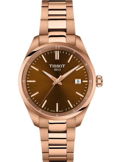 PR100 34 mm roségoldf. braun