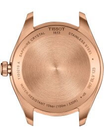 PR100 34 mm roségoldf. braun