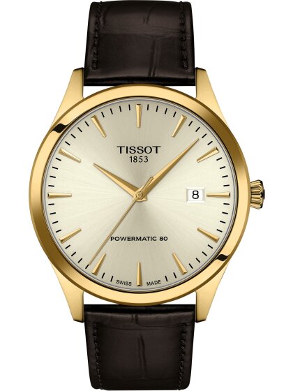 CLASSIC DREAM 40mm goldf. Leder braun