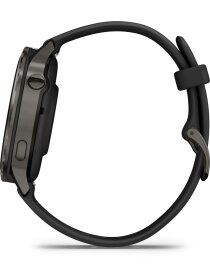 Venu® 4 - 41 mm Schwarz/Schiefergrau mit Schnellwechsel-Silikon-Armband 18 mm