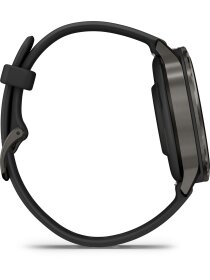 Venu® 4 - 41 mm Schwarz/Schiefergrau mit Schnellwechsel-Silikon-Armband 18 mm