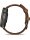 Venu® 4 - 45 mm Schwarz/Schiefergrau mit Schnellwechsel-Leder-Armband 22 mm Dunkelbraun
