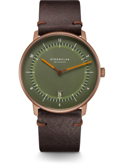 NAOS Edition 1905 dunkelgrün Band Vintage mokka