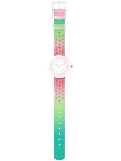 Ersatzband f. Flik Flak ZAFPNP179 - SPARKLY MELON / TEXTILE STRAP