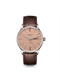 BERLIN Automatik kupferbeige Band Heritage dunkelbraun