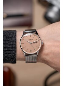 BERLIN Automatik kupferbeige Band Milanaise