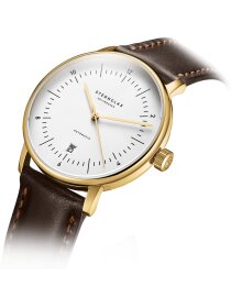 NAOS Automatik Edition Heritage weiß Band Bridle dunkelbraun