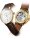 NAOS Automatik Edition Heritage weiß Band Bridle dunkelbraun