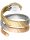 Signature Snake, Sognia, Gold Color, Silver Tricolor