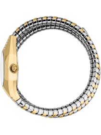 Signature Snake, Lunara, Gold Color, Silver