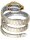 Signature Snake, Lunara, Gold Color, Silver