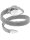 Signature Snake, Fiamma, Silver Color, Silver
