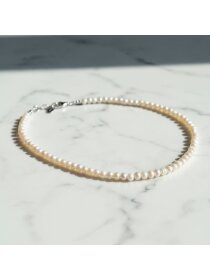 Halskette 925 Silber mit Süßwasserperlen