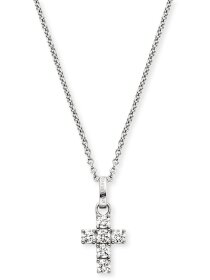 Halskette Silber Kreuz mit Zirkonia