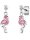 Mädchen Ohrstecker Flamingo Edelstahl mit Emaille