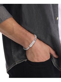 Contoured Barrel Armband silberf.