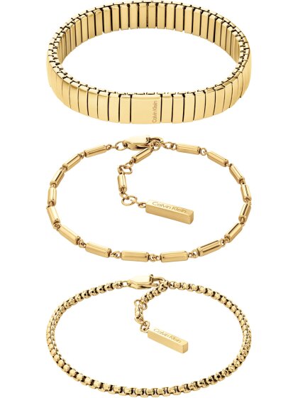 CK Stacked Armband Set goldf.