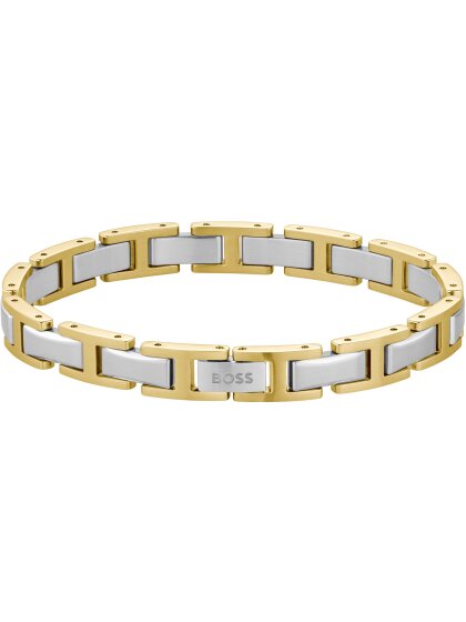 Nolan Herren Gliederarmband bicolor
