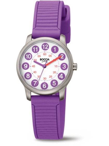 Kinderuhr Titan lila