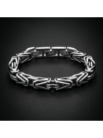Herrenarmband Königskette Edelstahl