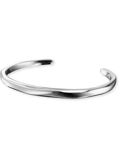 Armreif Edelstahl glanz