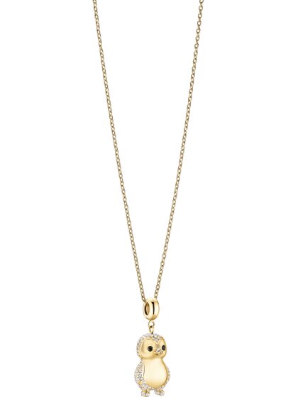 Set Kette mit Charm Polar Penguin