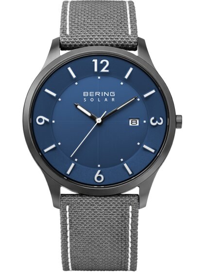 Herrenuhr Solar Titan blau