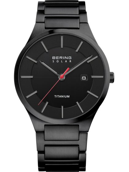 Herrenuhr Solar Titan schwarz
