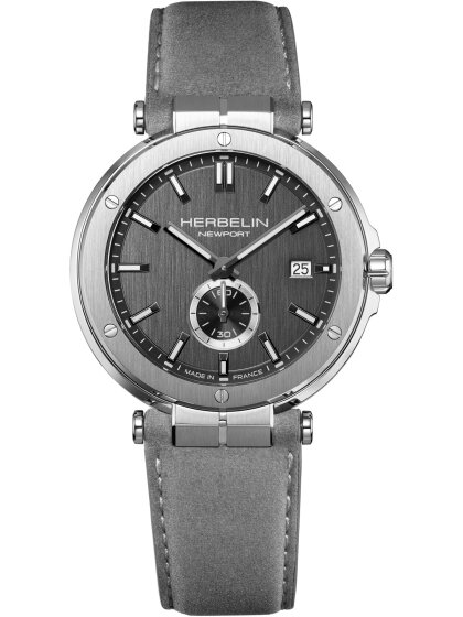NEWPORT Herren Quarz grau