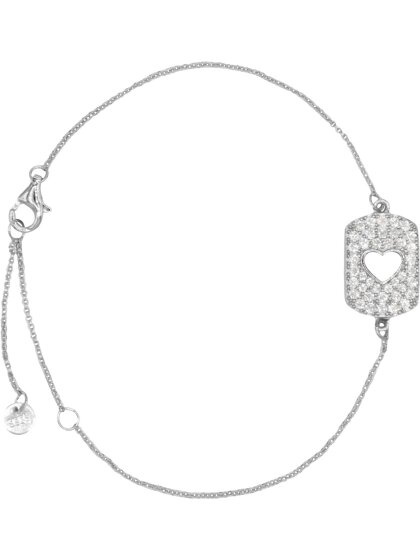 Armband Herz Sterlingsilber mit Zirkonia