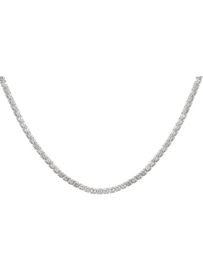 Tennis Kette Sterlingsilber mit Zirkonia