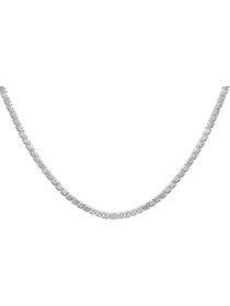 Tennis Kette Sterlingsilber mit Zirkonia
