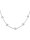 Kette Blumen Sterlingsilber mit Zirkonia