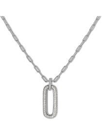 Kette Sterlingsilber mit Zirkonia oval