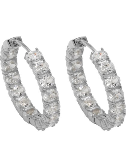 Creolen Sterlingsilber mit Zirkonia