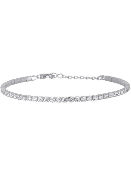 Mini Tennis Armband 925Silber Zirkonia 2,5mm
