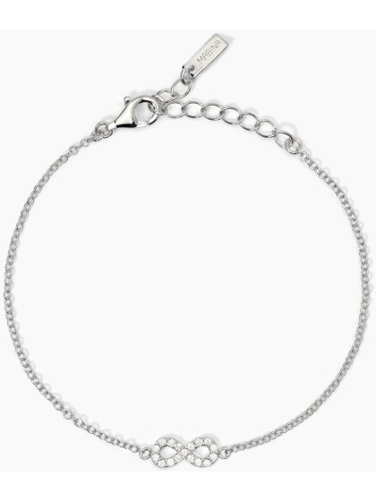 Endless Armkette 925Silber Unendlichkeit Zirkonia