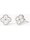 Jasmine Ohrstecker 925Silber Kleeblatt Zirkonia