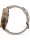 fēnix® 9 Pro – inReach®, 43 mm, AMOLED Sapphire,  Autumn Gold Titan mit Leder-Armband Bone + Silikon-Armband Creme/French Gray