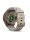 fēnix® 9 Pro – inReach®, 43 mm, AMOLED Sapphire,  Autumn Gold Titan mit Leder-Armband Bone + Silikon-Armband Creme/French Gray