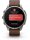 fēnix® 9 Pro – inReach®, 47mm, AMOLED Sapphire,  Titan mit Leder-Armband Walnuss + Silikon-Armband Kieselgrau/Silbergrau