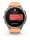 fēnix® 9 Pro – inReach®, 43 mm, AMOLED Sapphire, Titan mit Silikon-Armband Shell Pink/Autumn Orange